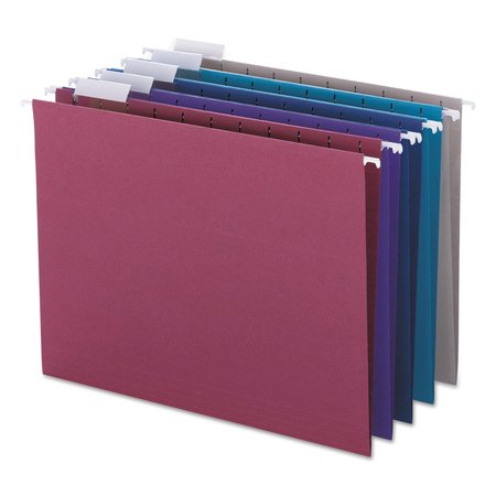 Smead Hanging File Folder, Assorted Colors, PK25 64056